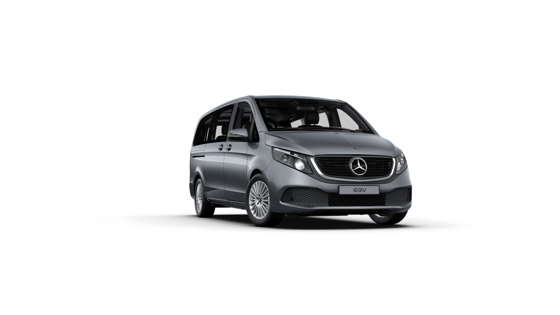 Explora los furgones eléctricos de Mercedes-Benz Furgón eléctrico Mercedes-Benz en gris oscuro