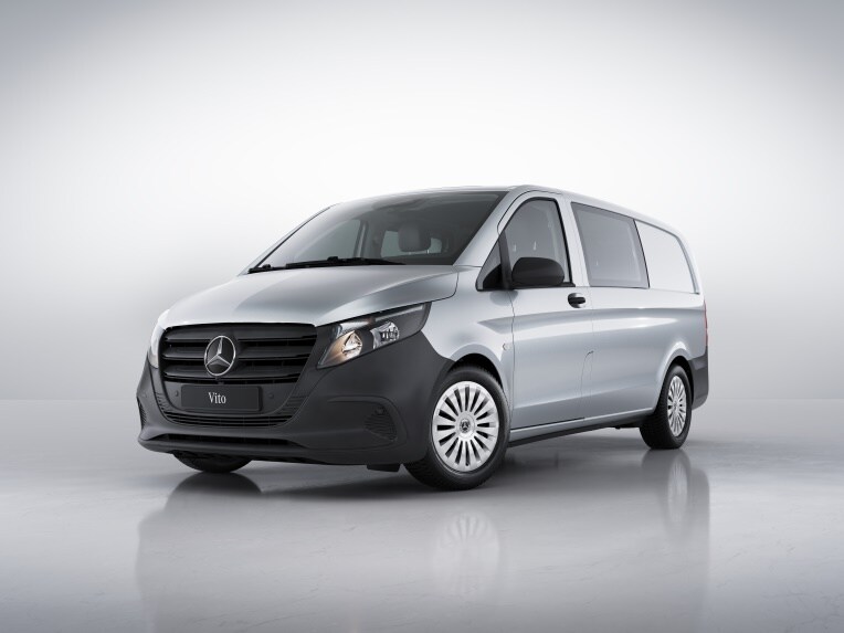 Explora los furgones Mercedes-Benz Mixto Mercedes-Benz Vito Mixto en gris claro